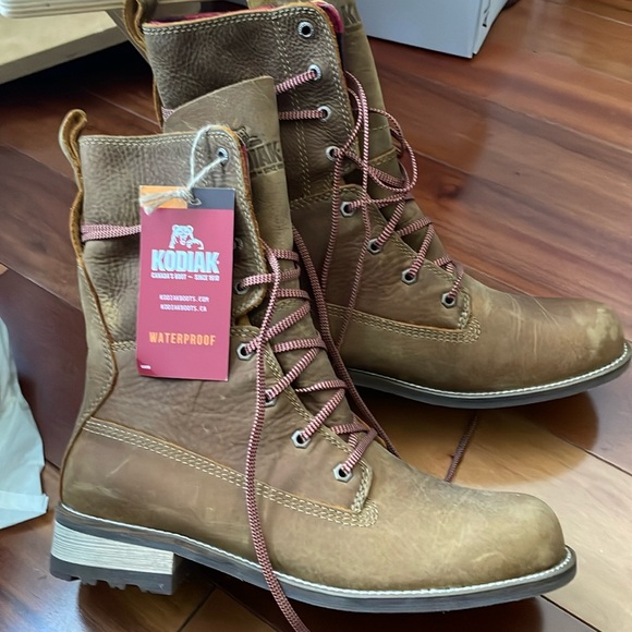 Kodiak leather boots New without box - Picture 1 of 3